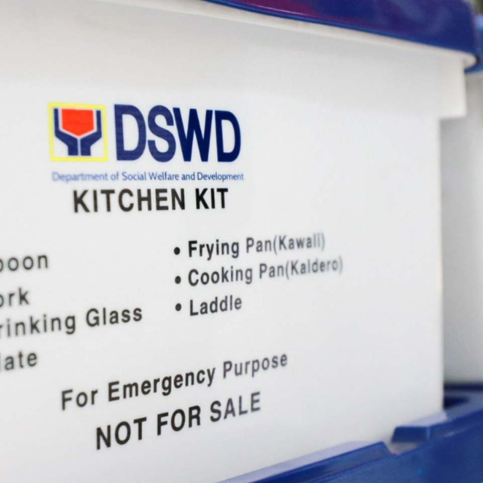 DSWD kitchen kit