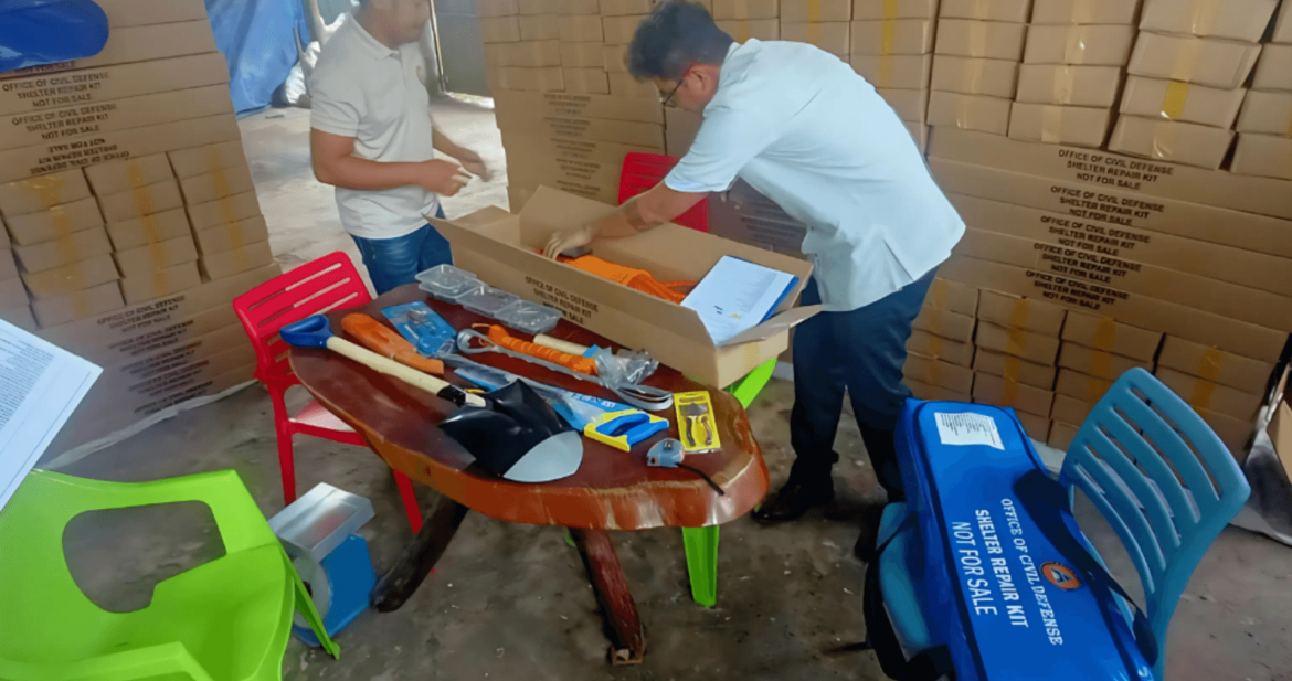 Supply and delivery of 2,300 shelter repair kit (1)