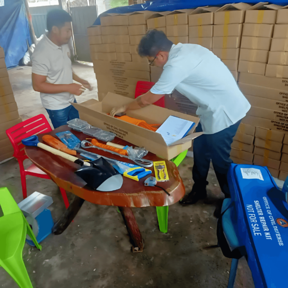 Supply and delivery of 2,300 shelter repair kit (1)